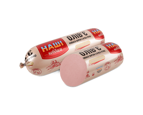 Ковбаса «Наші ковбаси» «Олів'є» 1 ґатунку