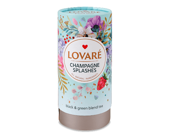 Чай чорний і зелений Lovare Champagne Splashes