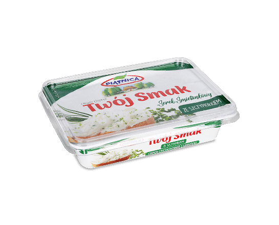 Сир Piatnica Twoj Smak вершковий з зеленою цибулею