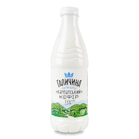Кефір Галичина Карпатський 2,5%, пляшка
