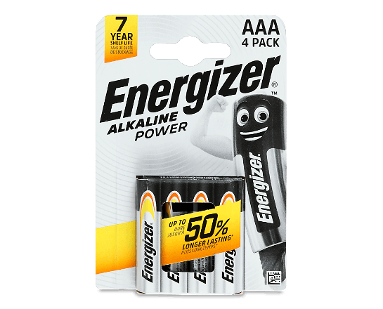 Батарейка Energizer Plus ААА (LR03) FSB4