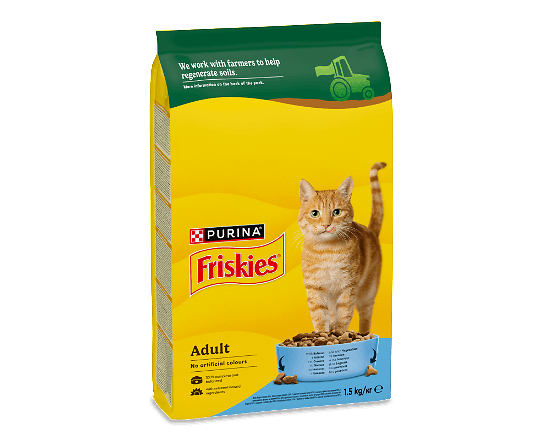 Корм для котів Friskies з лососем та овочами