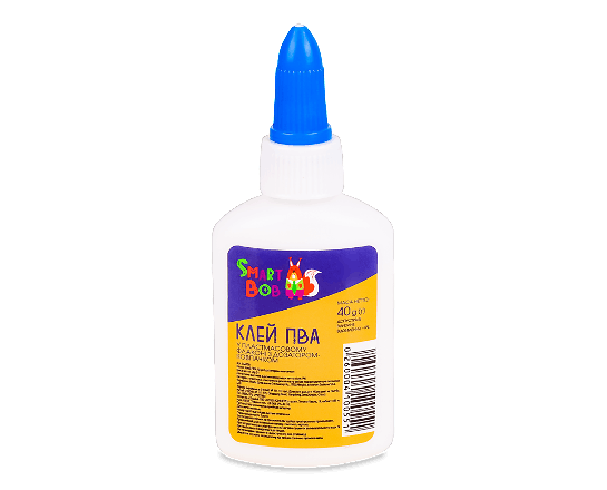 Клей ПВА 40 г з дозатором-ковпачком