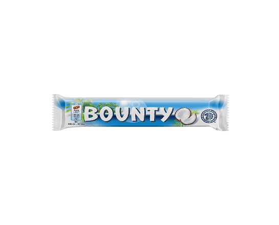 Батончик Bounty з м'якоттю кокосу у молочному шоколаді