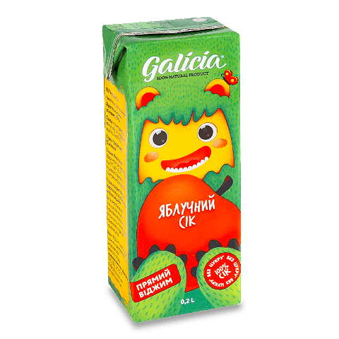 Сік Galicia яблучний неосвітлений