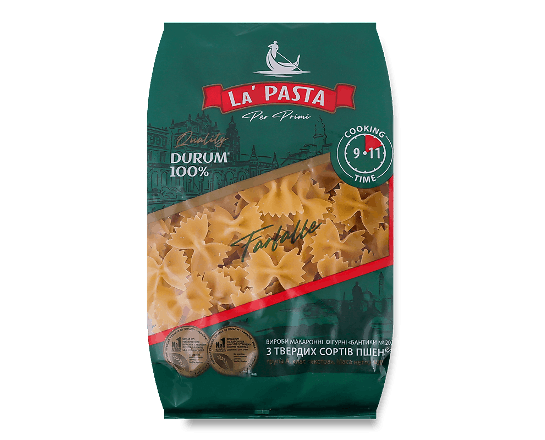 Вироби макаронні La Pasta бантики