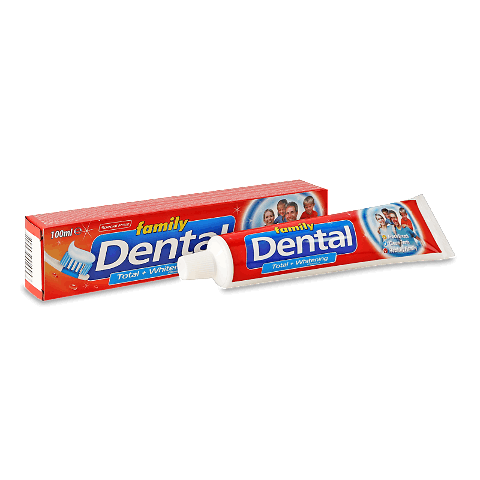 Паста зубна Dental Family «Комплексний захист та відбілювання»