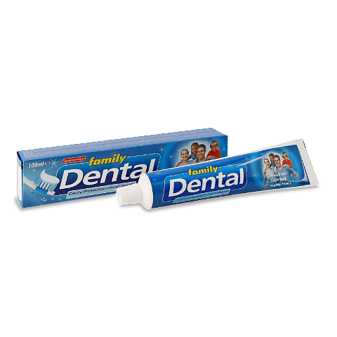 Паста зубна Dental Family «Профілактика карієсу та свіжий подих»