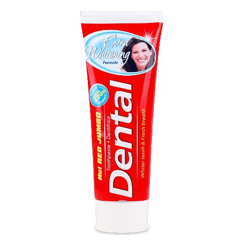 Паста зубна Dental Hot Red Jumbo «Додаткове відбілювання»