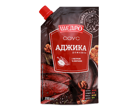 Соус «Щедро» «Аджика» домашня д/п