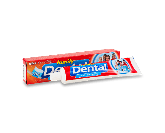 Паста зубна Dental Family «Комплексний захист та відбілювання»