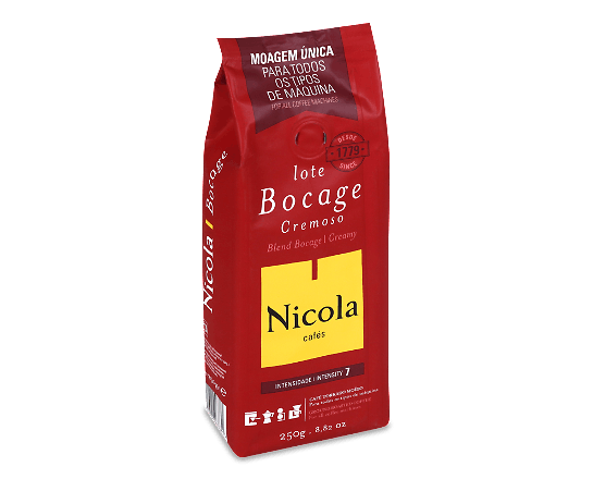 Кава мелена Nicola Bocage cremoso смажена натуральна