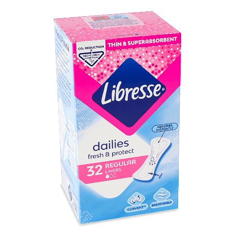 Прокладки щоденні Libresse Daily Fresh Normal Plus