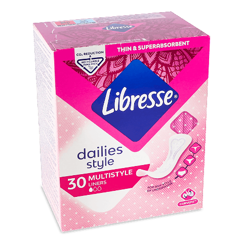 Прокладки щоденні Libresse Daily Fresh Multistyle Plus