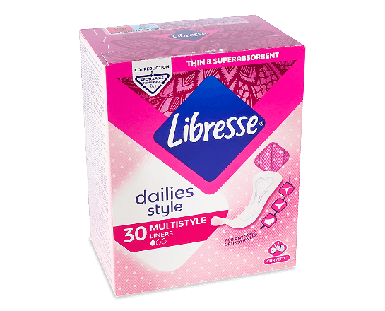 Прокладки щоденні Libresse Daily Fresh Multistyle Plus