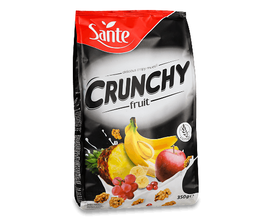 Кранчі Sante з фруктами