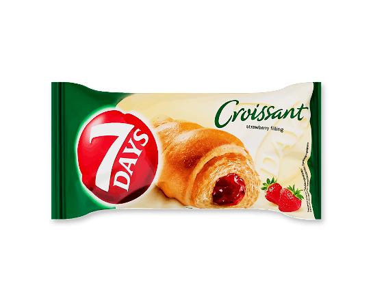 Круасан 7 Days міді з начинкою «Полуниця»