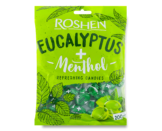 Карамель Roshen Евкаліпт-ментол