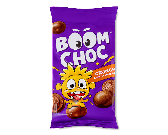 Драже Boom Choc рисові кульки в молочному шоколаді