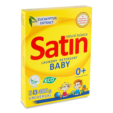Порошок пральний Satin Natural Balance для дитячого одягу