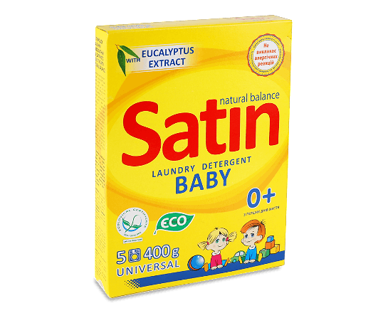 Порошок пральний Satin Natural Balance для дитячого одягу