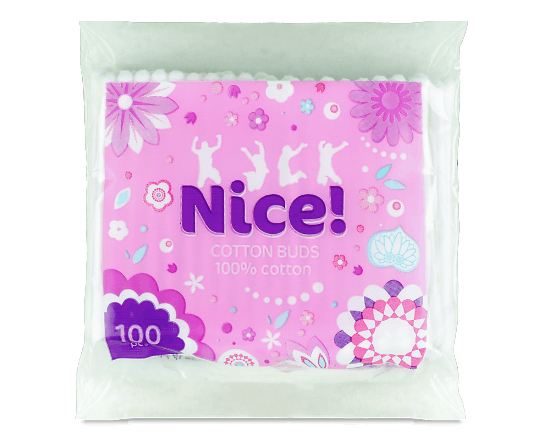 Палички ватні Nice! косметичні