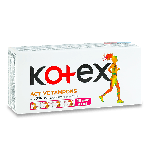 Тампони Kotex Active Super