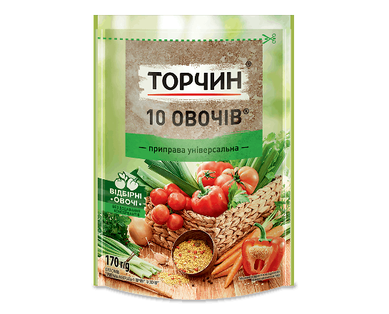 Приправа «Торчин» «10 овочів»