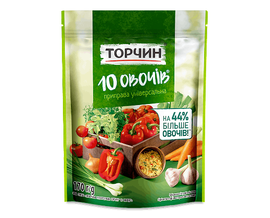 Приправа «Торчин» «10 овочів»
