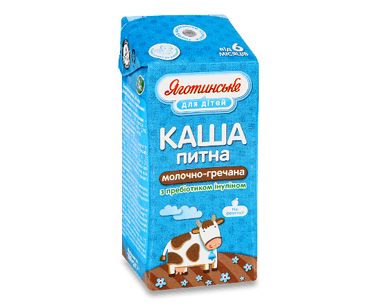 Каша гречана «Яготинське для дітей» молочна від 6 місяців