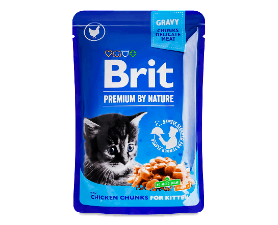 Корм для кошенят Brit «Преміум» з куркою