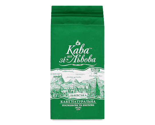 Кава мелена «Кава зі Львова» «Львівська» смажена
