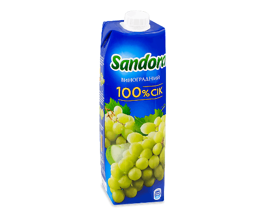 Сік Sandora білий виноград