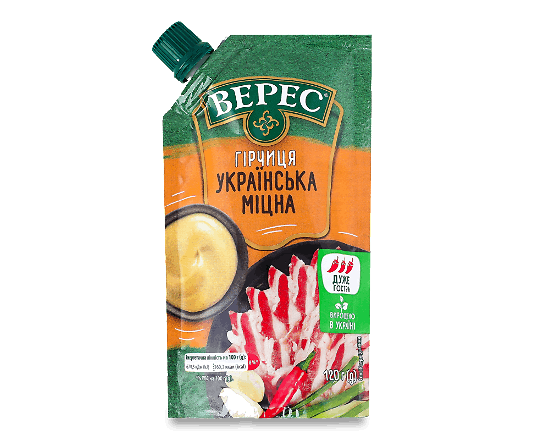 Гірчиця «Верес» «Українська» міцна д/п