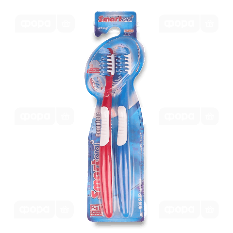Набір зубних щіток Smartoral Complete середньої жорсткості 2 шт. в асортименті