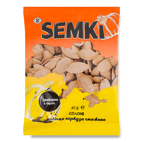 Насіння гарбузове Semki смажене солоне