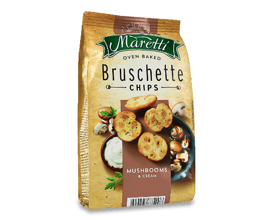 Брускети Maretti гриби зі сметаною