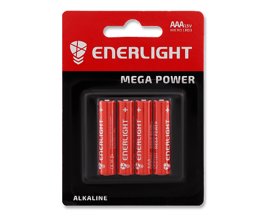 Батарейка Enerlight Mega Power Alkaline AAA