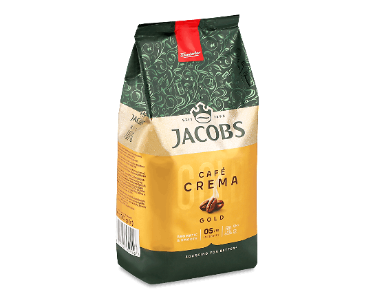 Кава зернова Jacobs Crema Gold