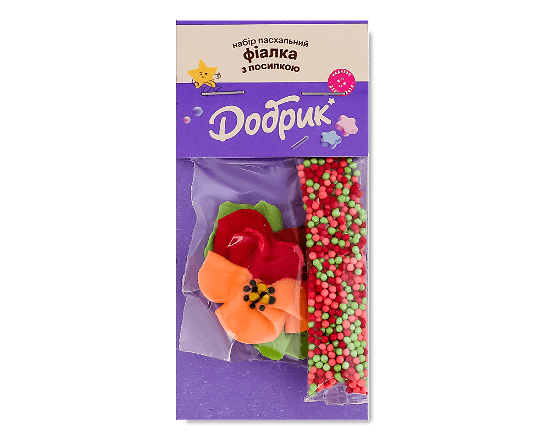 Набір декорацій кондитер «Добрик» «Фіалка» з посипкою