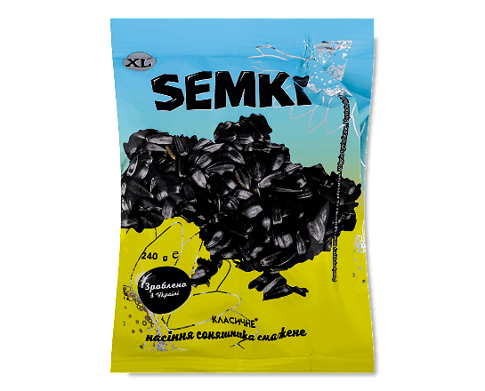 Насіння соняшнику Semki смажене класичне