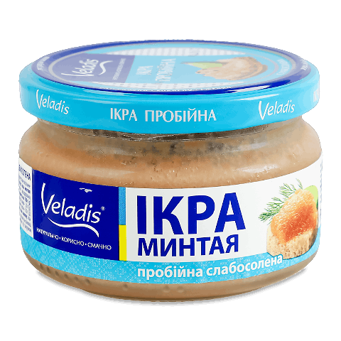 Ікра минтая Veladis пробійна слабосолена с/б