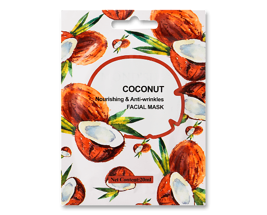 Маска для обличчя тканинна Mond'Sub кокос проти зморщок