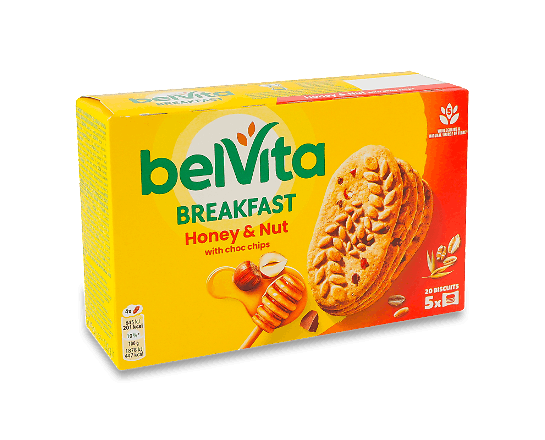 Печиво BelVita з медом і горіхами