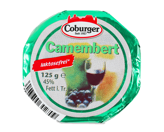 Сир Coburger «Камамбер» безлактозний 45%