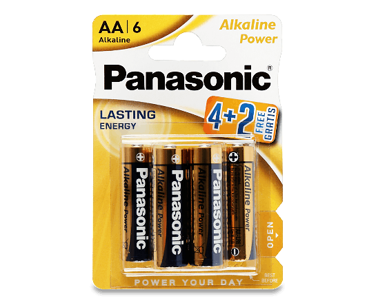 Батарейка Panasonic Alkaline Power LR06 4+2