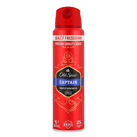 Аерозольний дезодорант Old Spice Captain