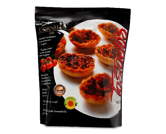 Брускети пшеничні томат-орегано ТМ Cornellis Tostados