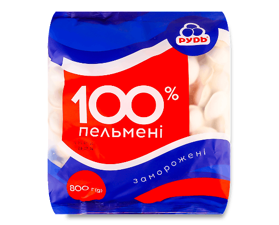 Пельмені «Рудь» 100%