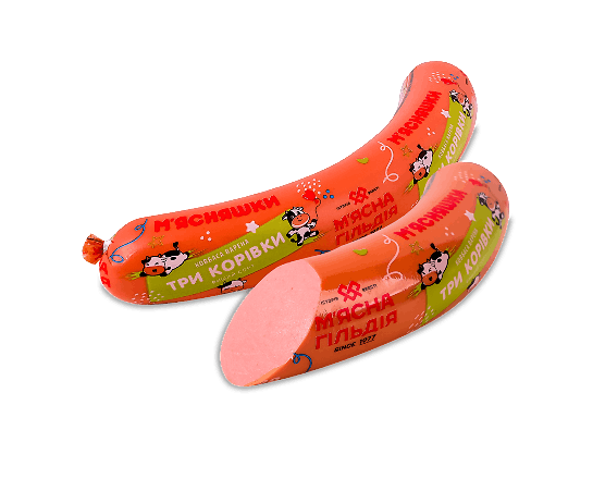 Ковбаса варена «М'ясна Гільдія» «Три корівки» в/ґ